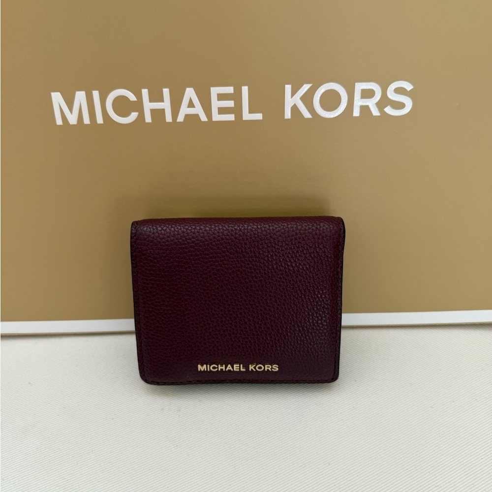 Michael Kors Burgundy Leather Wallet